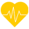 heart yellow
